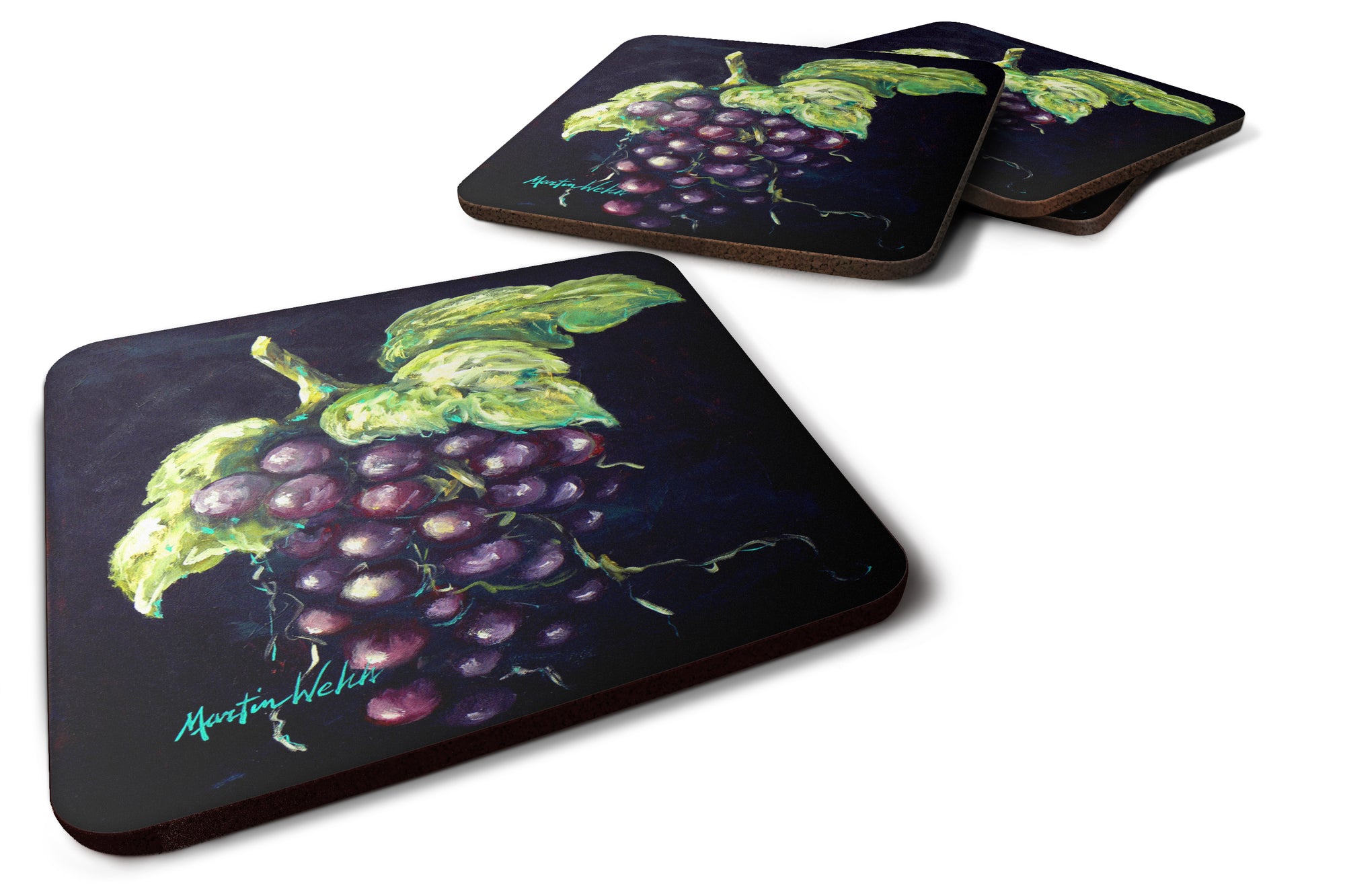 Welch's Grapes Foam Coaster Set of 4 MW1362FC - the-store.com