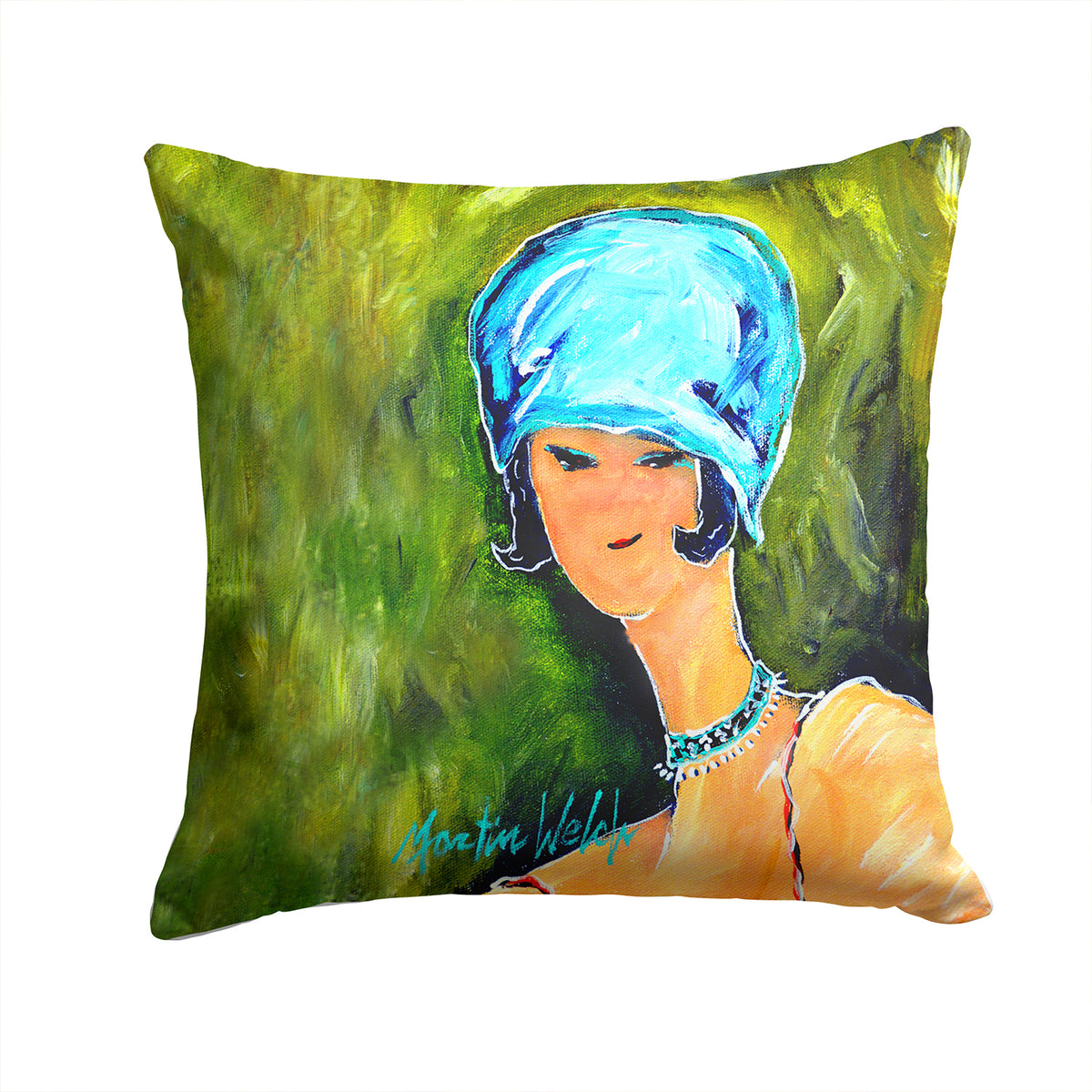 Young Voncile Still in High School Fabric Decorative Pillow MW1363PW1414 - the-store.com