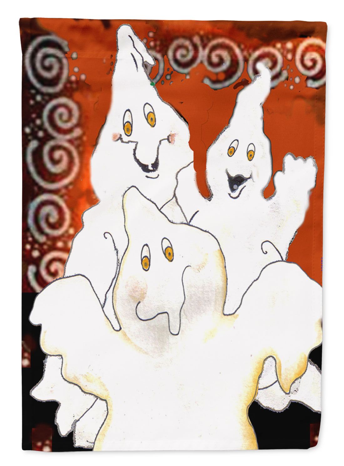 Ghostly Crew Halloween Flag Garden Size  the-store.com.