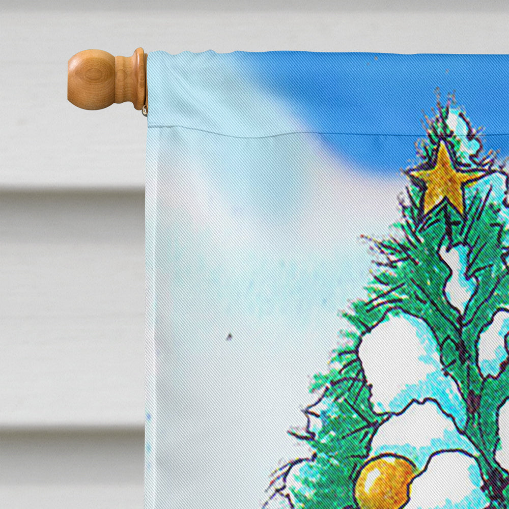 Trimming the Tree Snowman Flag Canvas House Size PJC1024CHF  the-store.com.