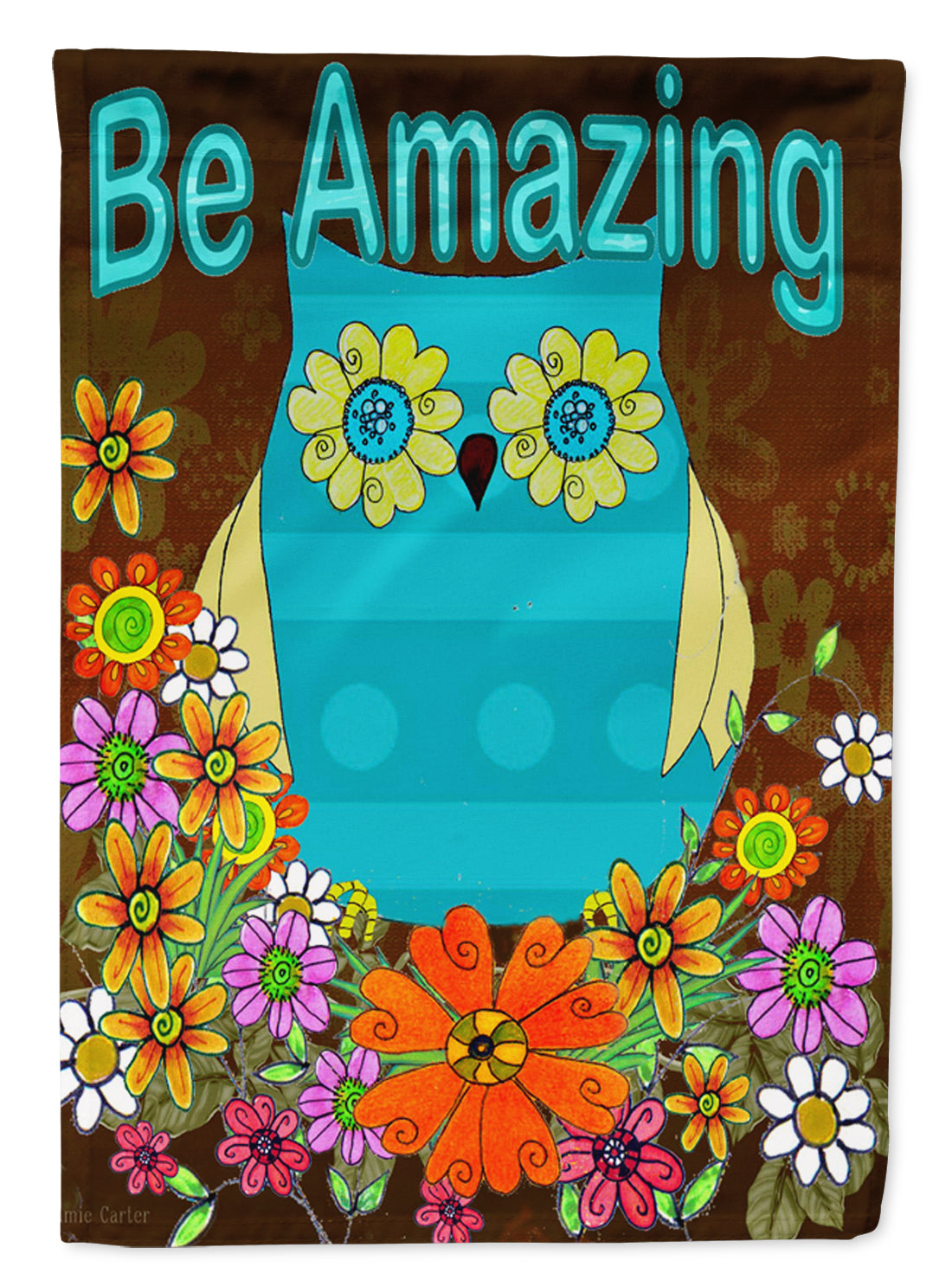 Be Amazing Owl Flag Garden Size PJC1025GF  the-store.com.