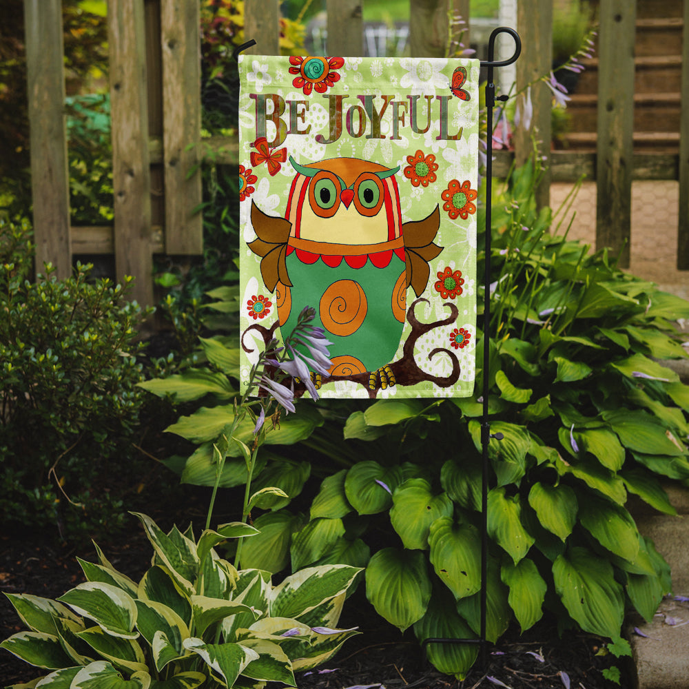 Be Joyful Owl Flag Garden Size PJC1028GF  the-store.com.