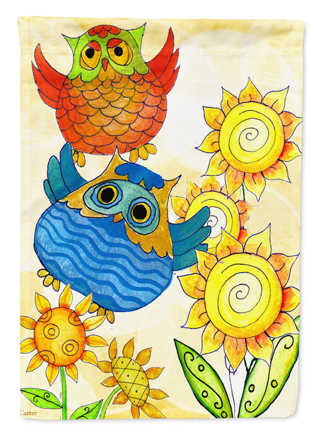 Celebrate Owl Flag Garden Size  the-store.com.