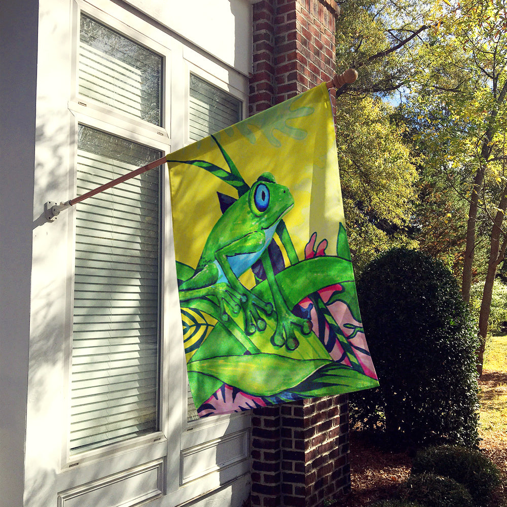 Summer Daze Frog Flag Canvas House Size PJC1042CHF  the-store.com.