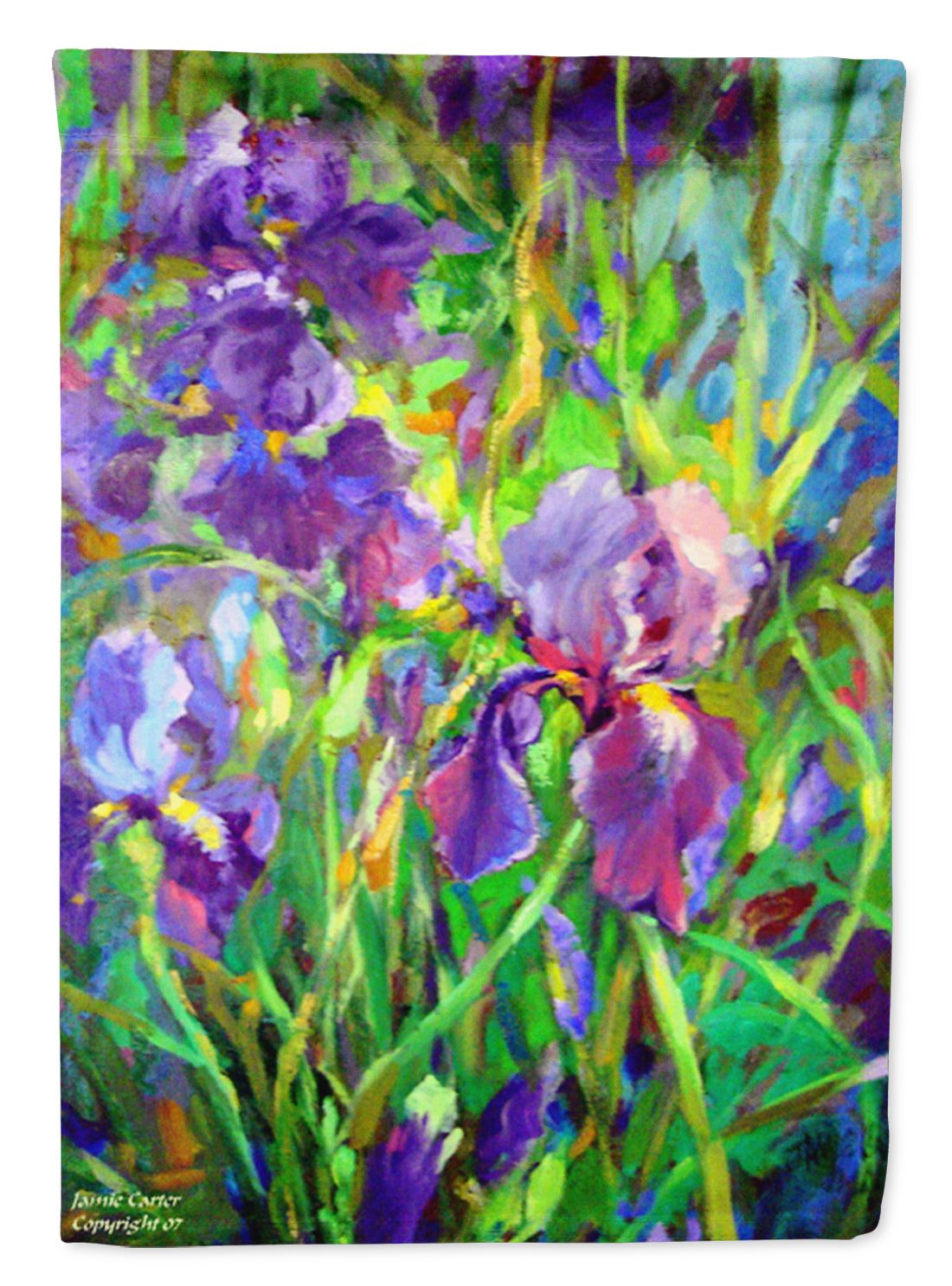 Iris by the Well Flag Garden Size PJC1045GF  the-store.com.