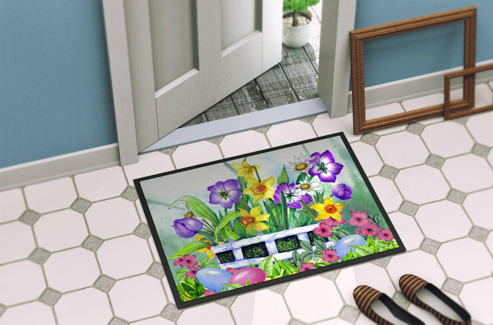 Finding Easter Eggs Indoor or Outdoor Mat 24x36 PJC1099JMAT - the-store.com