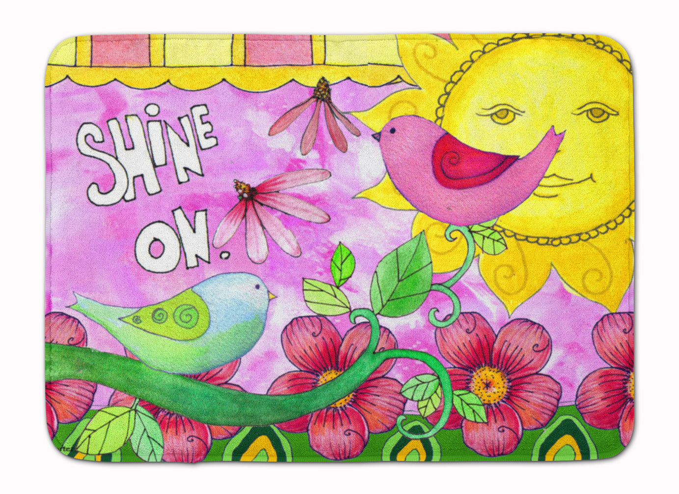 Shine on Sunshine Machine Washable Memory Foam Mat PJC1103RUG - the-store.com