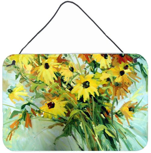 Wildflower Bouquet Flowers Wall or Door Hanging Prints PJC1109DS812 by Caroline&#39;s Treasures