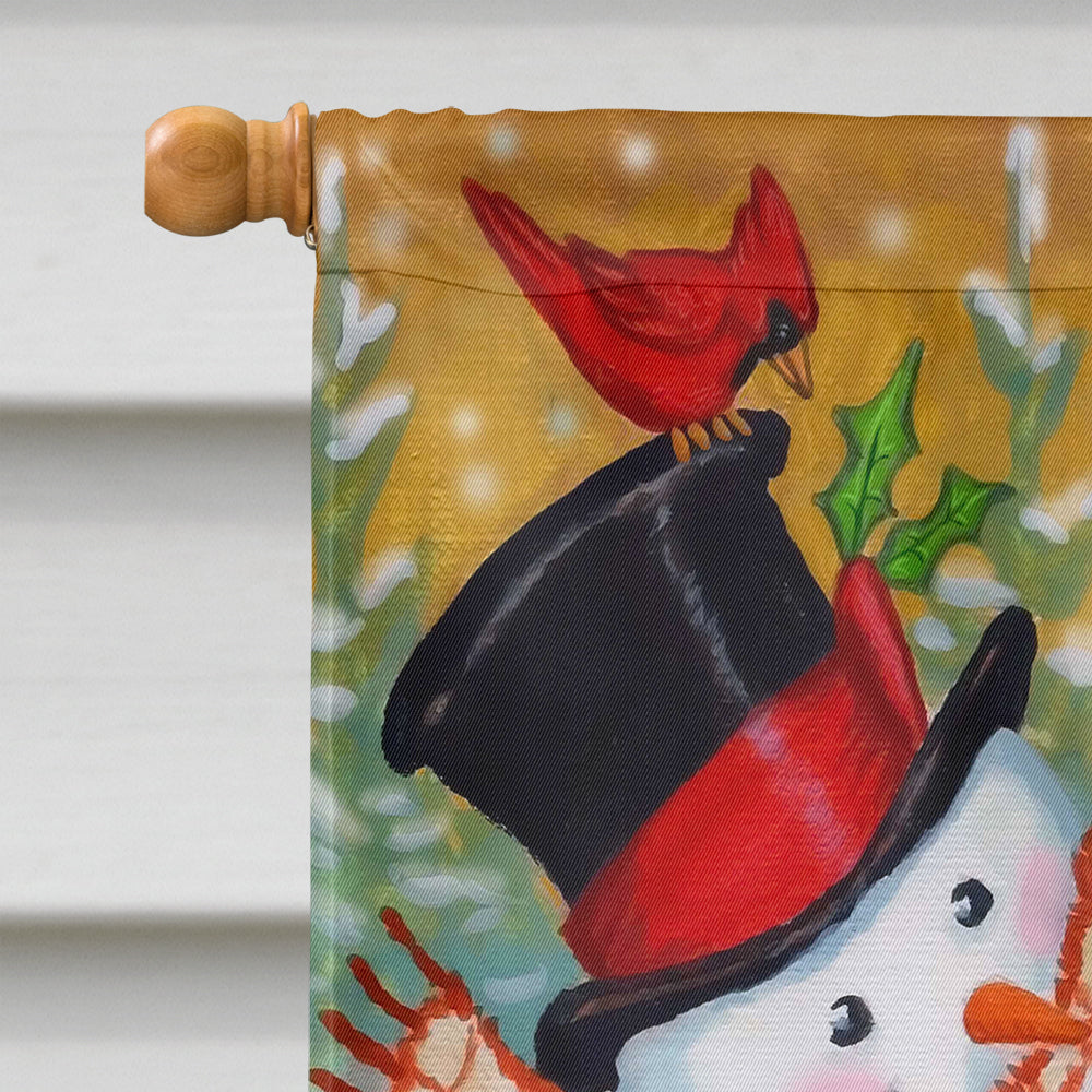 Snowman Fish'en Friends Flag Canvas House Size PJH3016CHF  the-store.com.