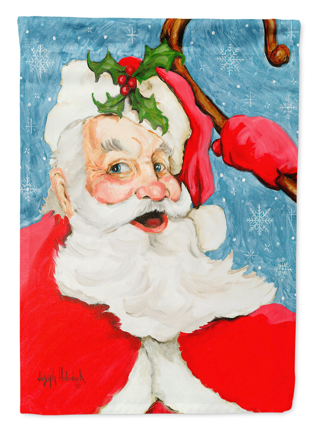 Santa Claus Old Father Christmas Flag Garden Size PJH3018GF  the-store.com.