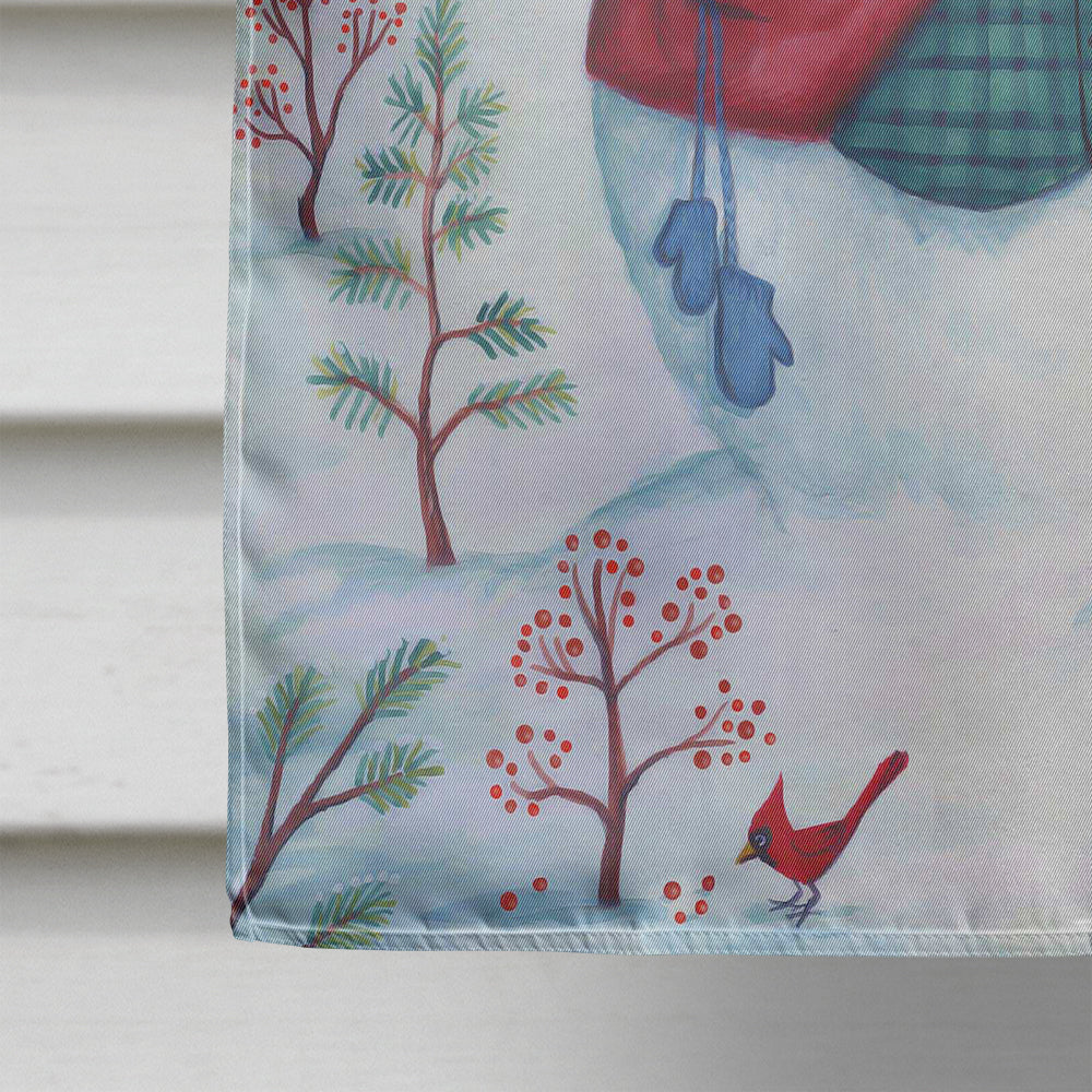 Snowman Just Keep Smilin' USA Flag Canvas House Size PJH3021CHF  the-store.com.