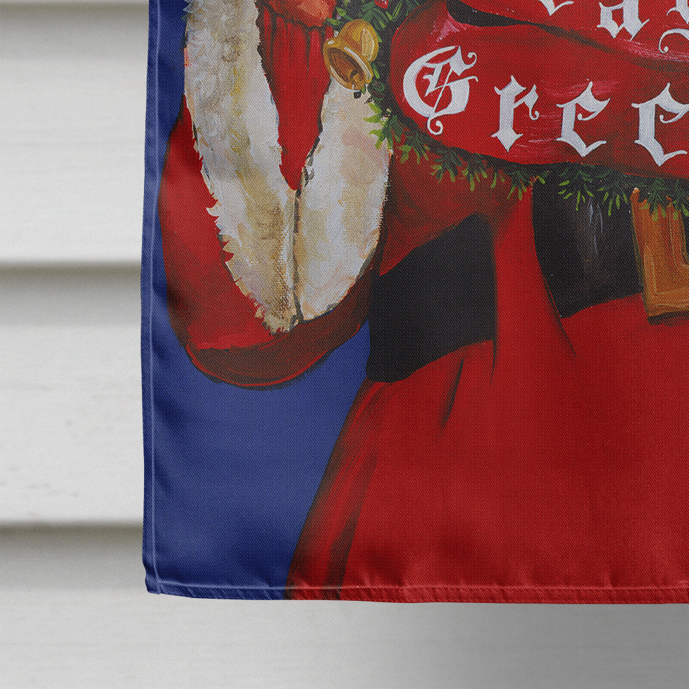 Santa Claus Season's Greetings Flag Canvas House Size PJH3031CHF  the-store.com.