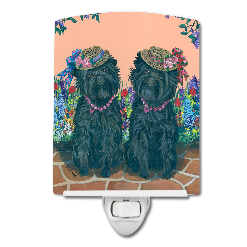 Affenpinscher Sisters Ceramic Night Light PPP3001CNL - the-store.com