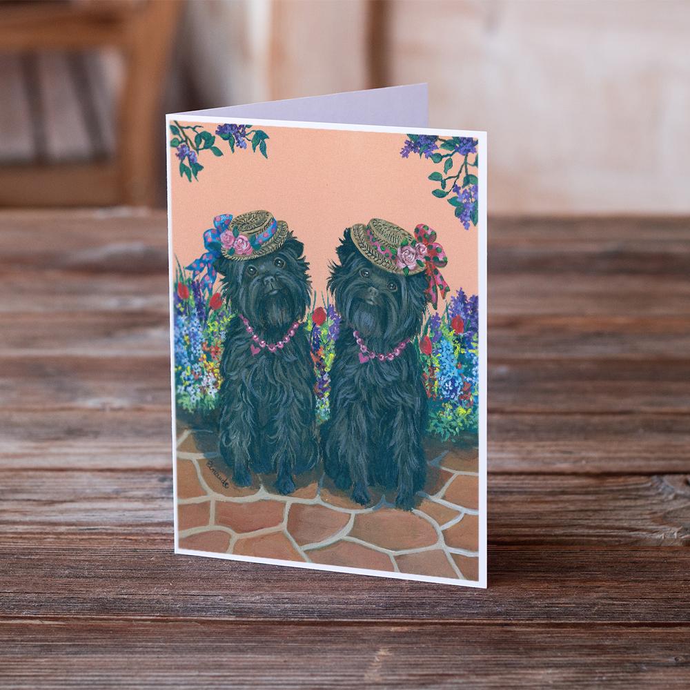 Buy this Affenpinscher Sisters Greeting Cards and Envelopes Pack of 8