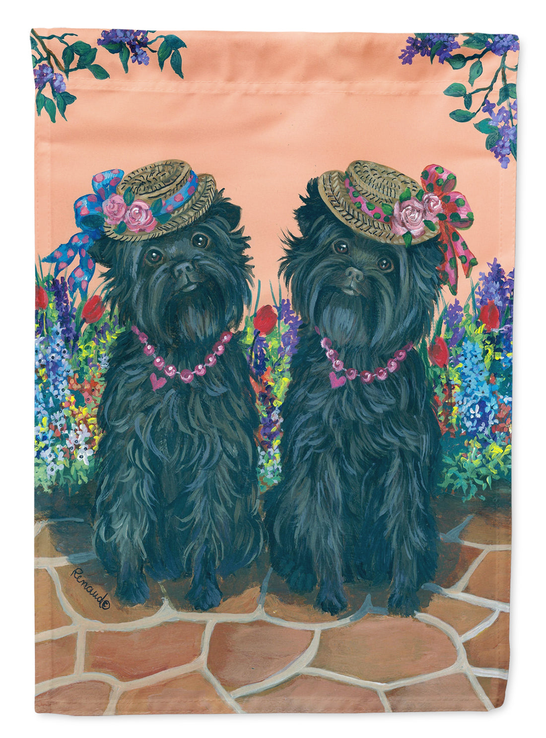 Affenpinscher Sisters Flag Garden Size PPP3001GF  the-store.com.