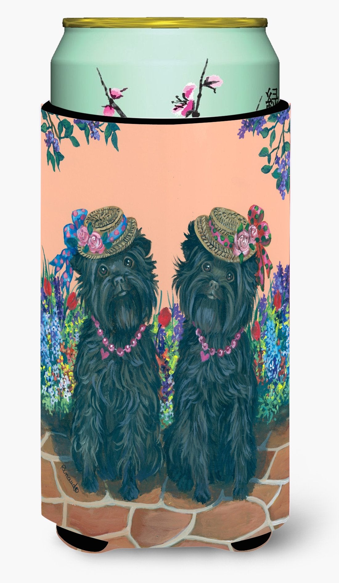 Affenpinscher Sisters Tall Boy Hugger PPP3001TBC by Caroline's Treasures