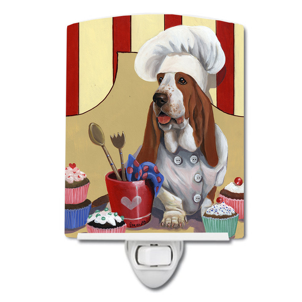 Basset Hound Cupcake Hound Ceramic Night Light PPP3011CNL - the-store.com