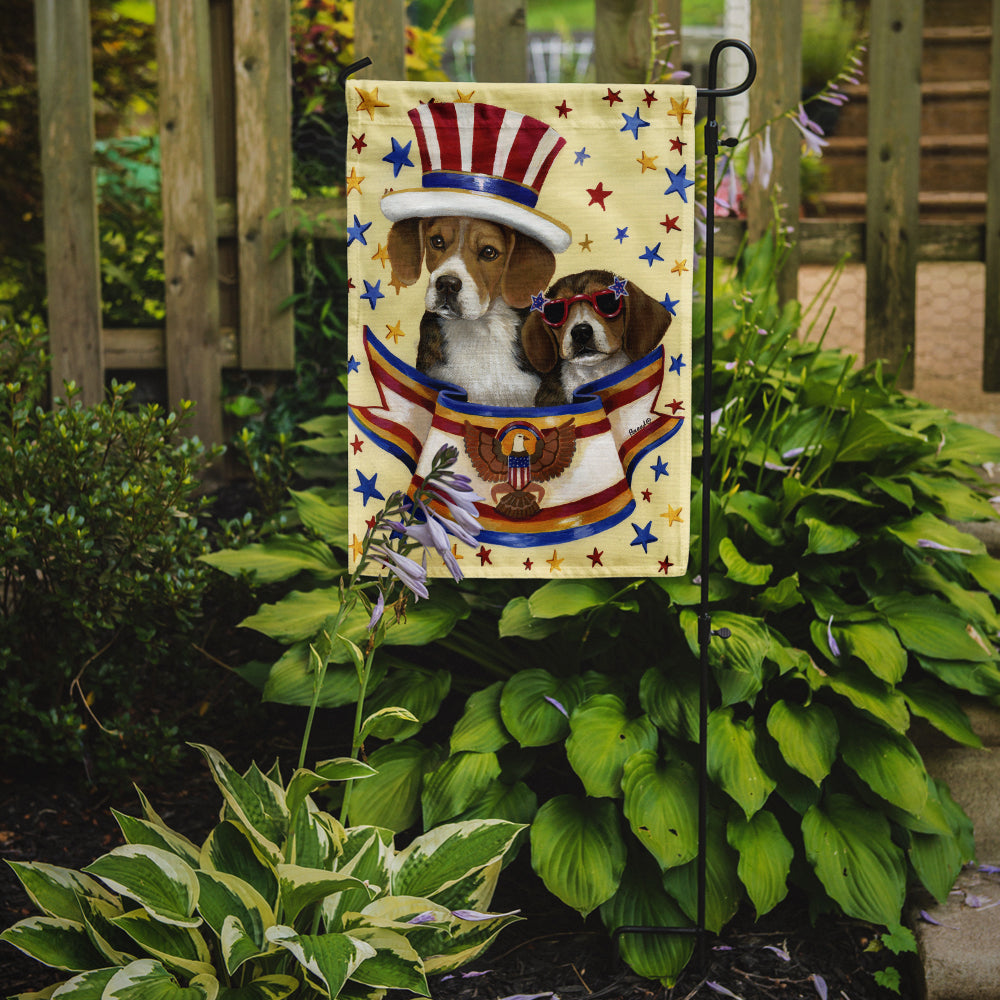 Beagle USA Flag Garden Size PPP3017GF  the-store.com.