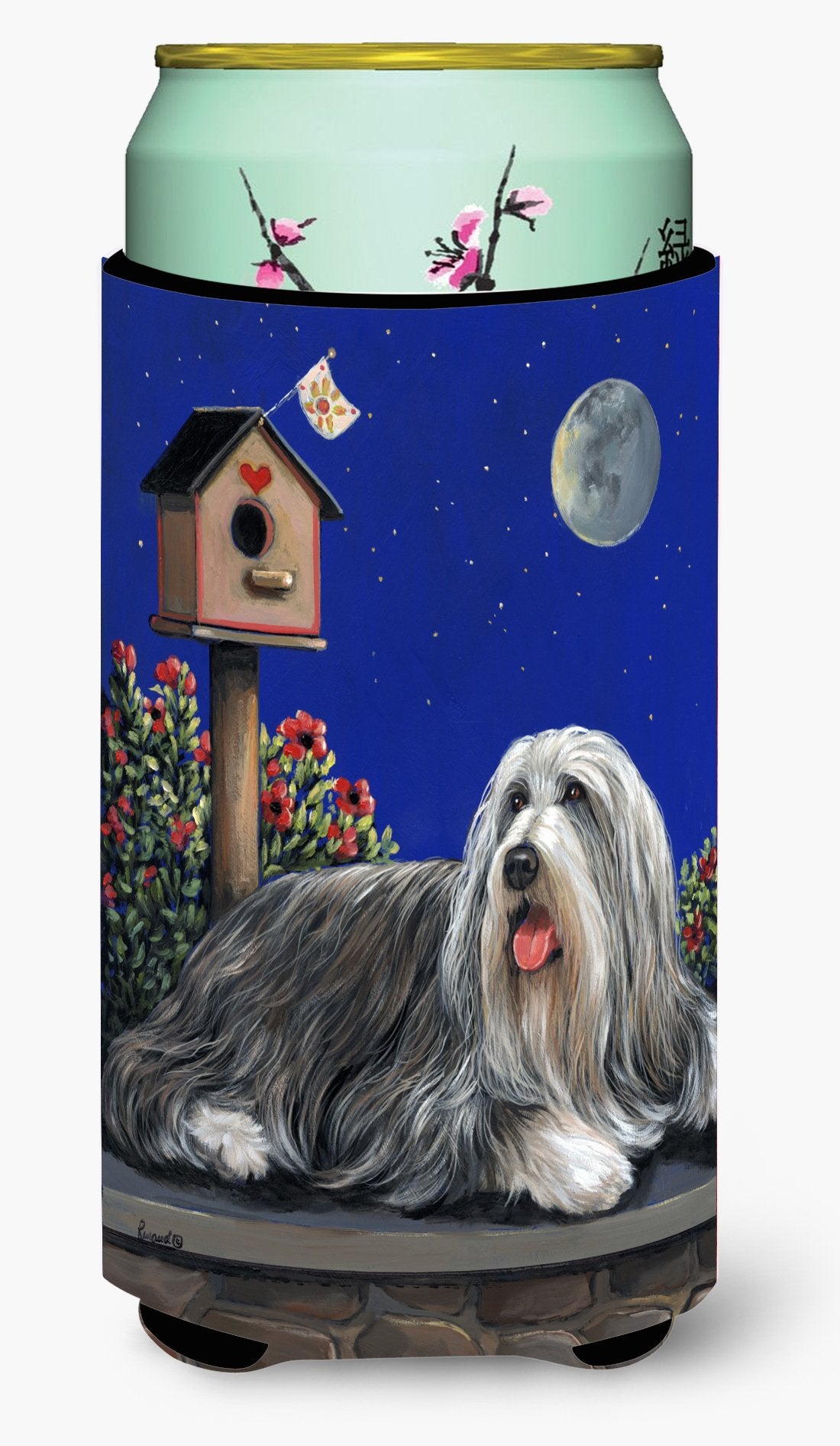 Bearded Collie Moon shine Tall Boy Hugger PPP3018TBC by Caroline's Treasures