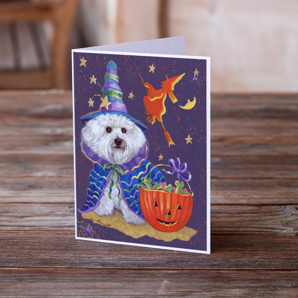 Bichon Frise Boo Halloween Greeting Cards and Envelopes Pack of 8 - the-store.com