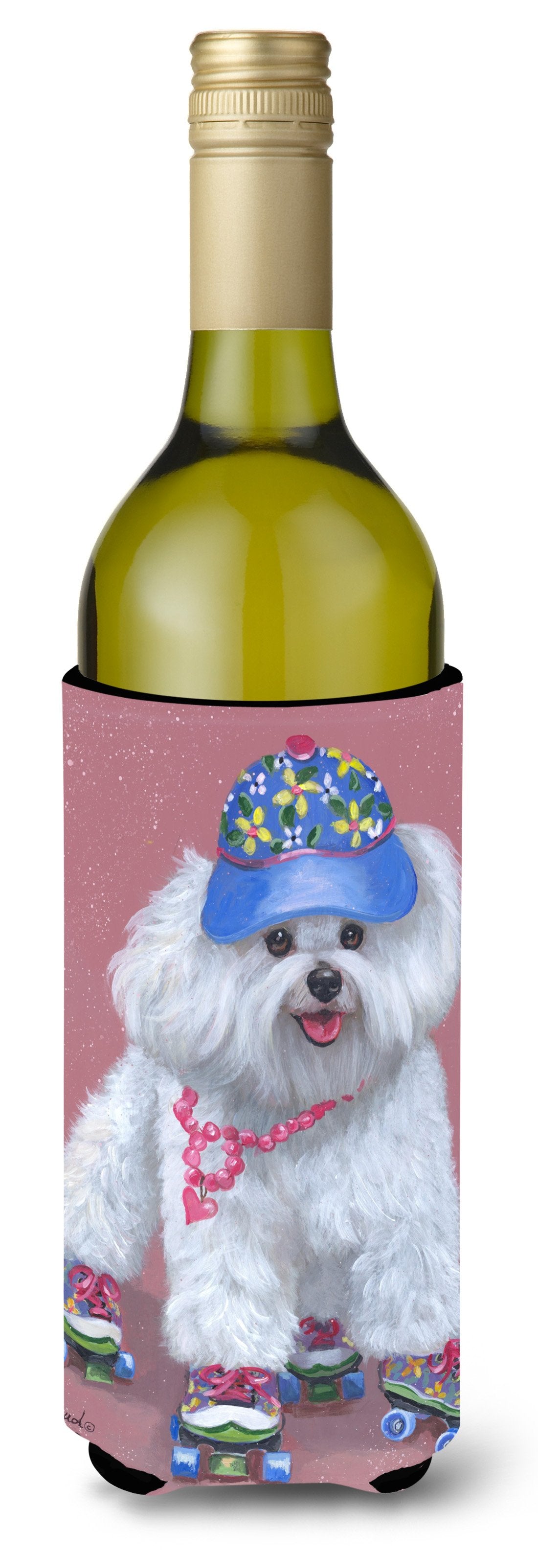 Bichon Frise Girls do it Better Wine Bottle Hugger PPP3021LITERK by Caroline's Treasures