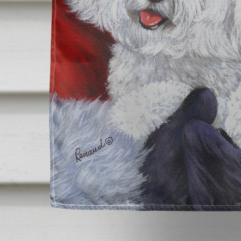 Bichon Frise Santa Christmas Flag Canvas House Size PPP3024CHF  the-store.com.