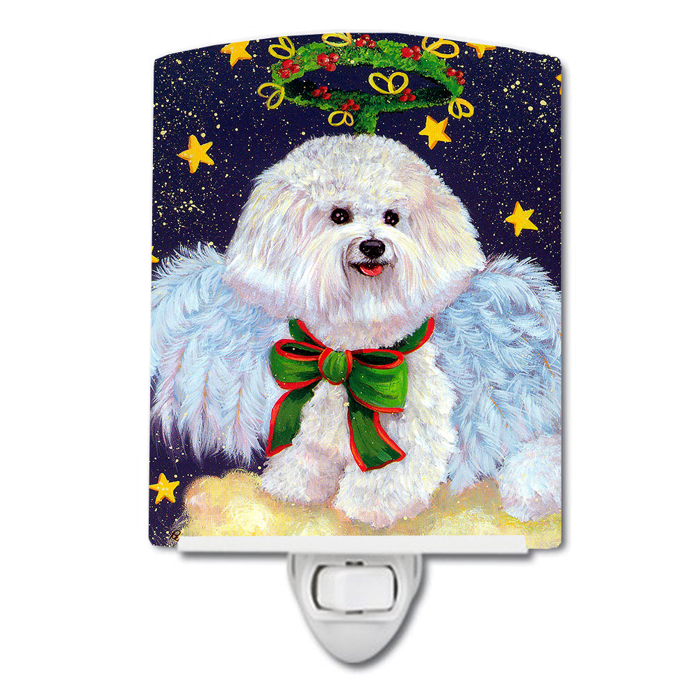 Bichon Frise Christmas Angel Ceramic Night Light PPP3027CNL - the-store.com