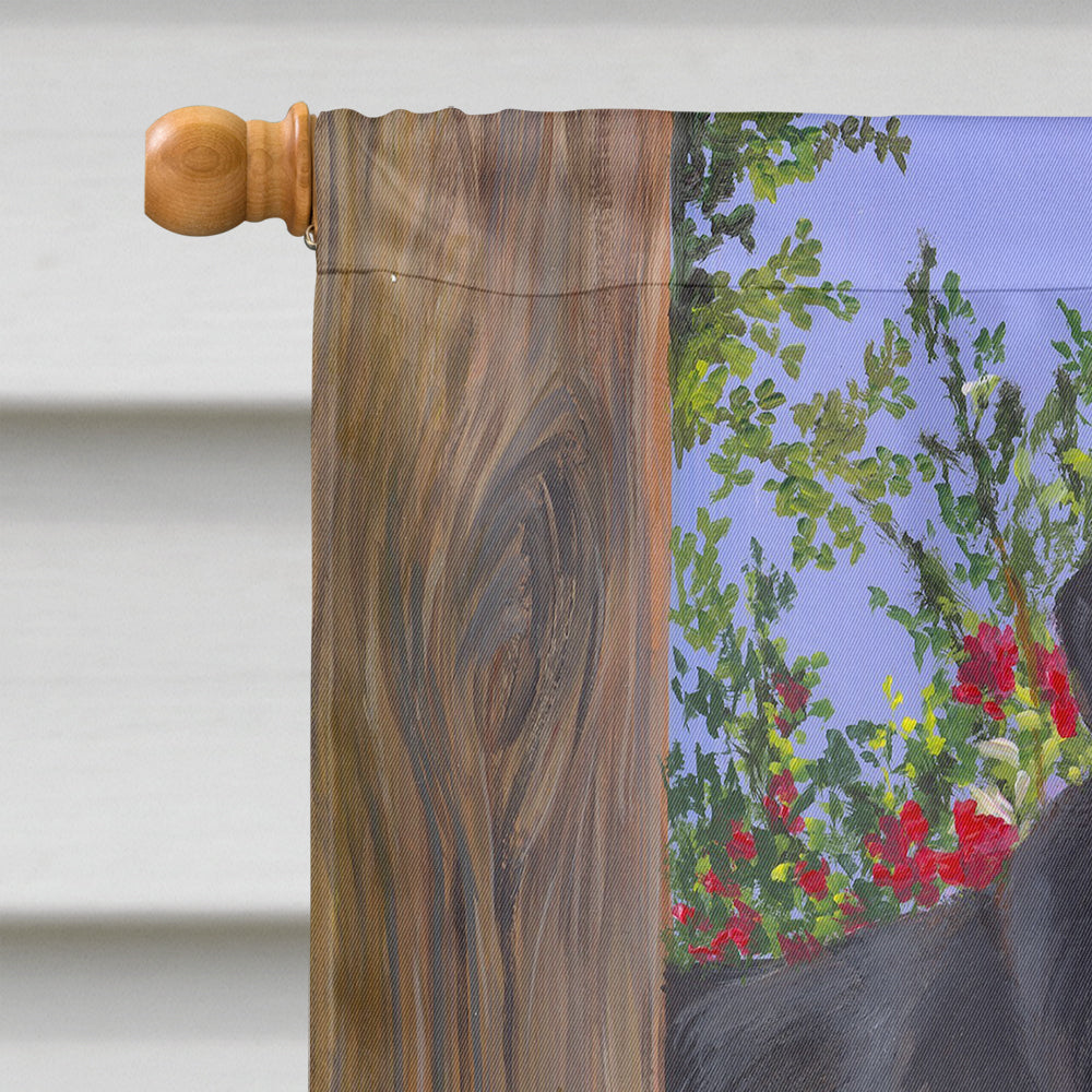 Black Labrador Retriever Flag Canvas House Size PPP3028CHF  the-store.com.