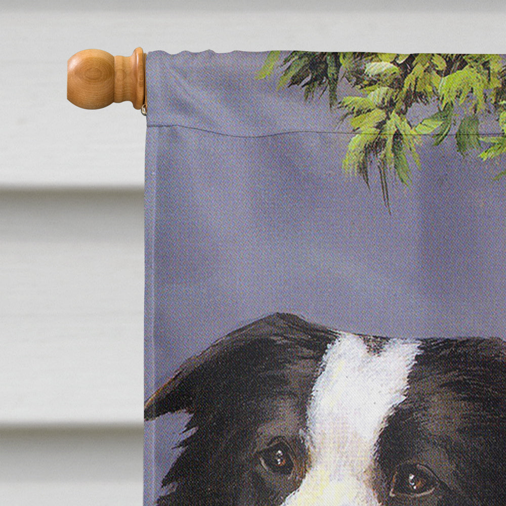 Border Collie Patrol Flag Canvas House Size PPP3029CHF  the-store.com.