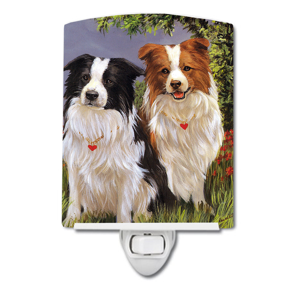 Border Collie Patrol Ceramic Night Light PPP3029CNL - the-store.com