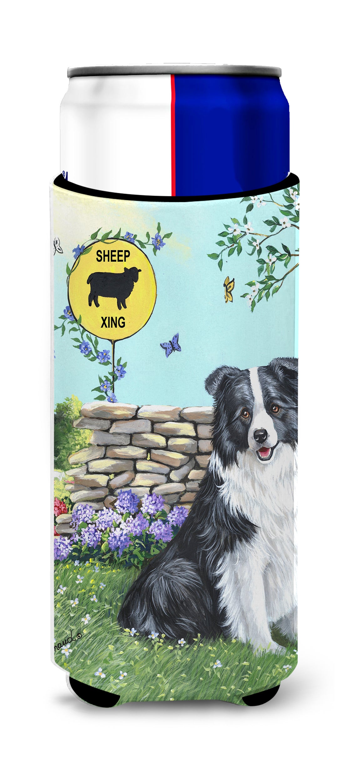 Border Collie Crossing Ultra Hugger for slim cans PPP3030MUK  the-store.com.