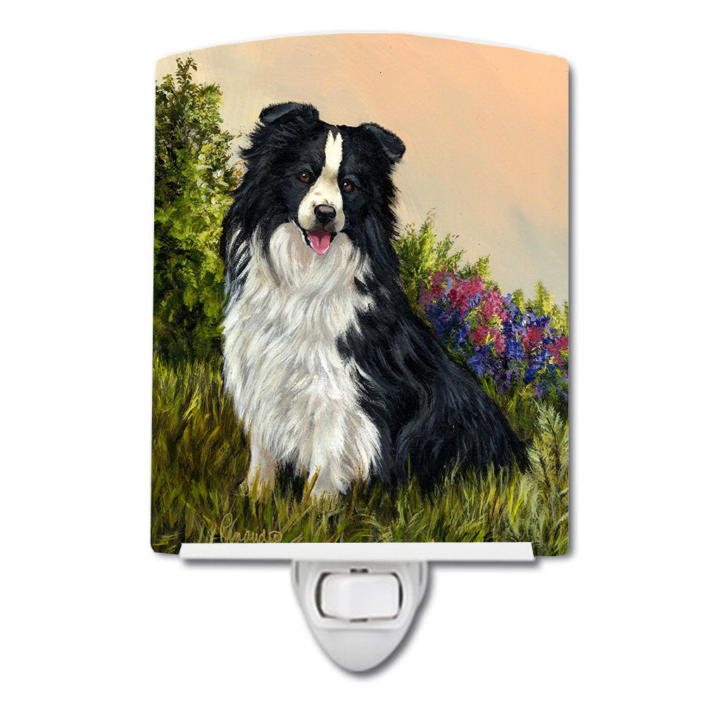 Border Collie Simplicity Ceramic Night Light PPP3031CNL - the-store.com