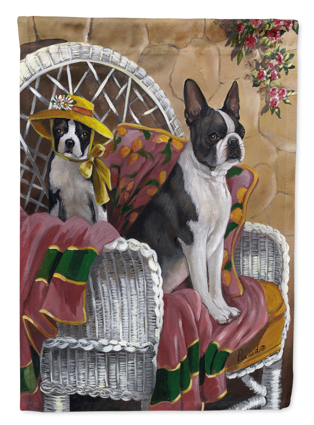 Boston Terrier Patio Gems Flag Garden Size PPP3036GF  the-store.com.