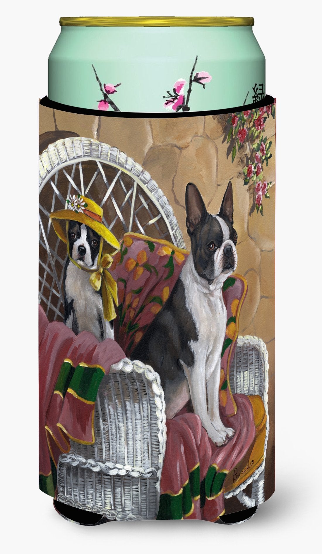 Boston Terrier Patio Gems Tall Boy Hugger PPP3036TBC by Caroline's Treasures