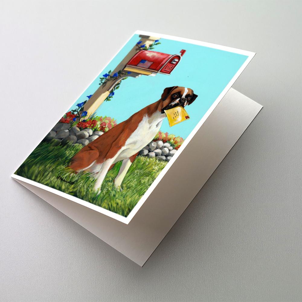 Buy this Boxer Got Mail Greeting Cards and Envelopes Pack of 8