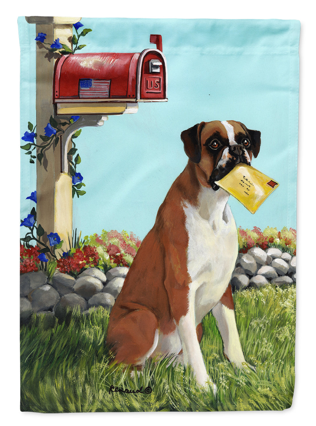 Boxer Got Mail Flag Garden Size PPP3039GF  the-store.com.