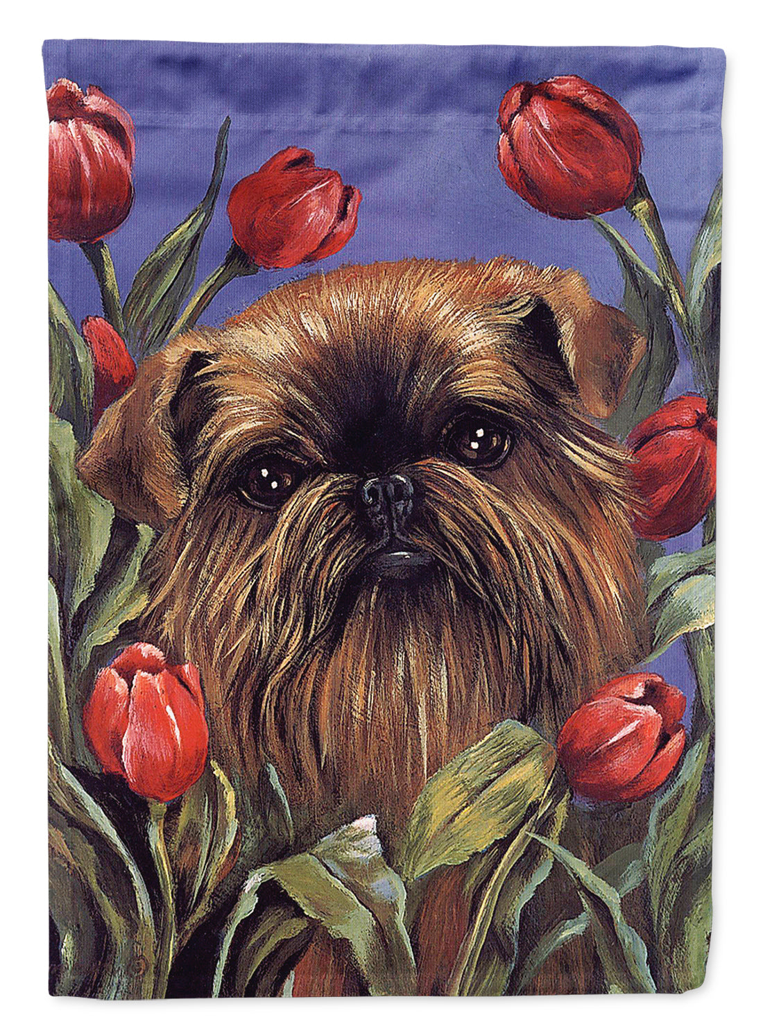 Brussels Griffon Peek a Boo Flag Garden Size PPP3041GF  the-store.com.