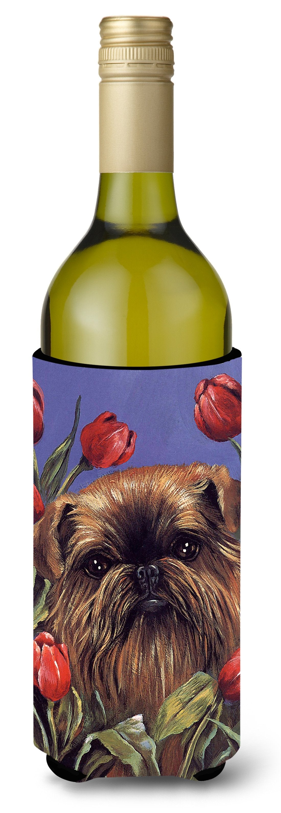 Brussels Griffon Peek a Boo Wine Bottle Hugger PPP3041LITERK by Caroline's Treasures