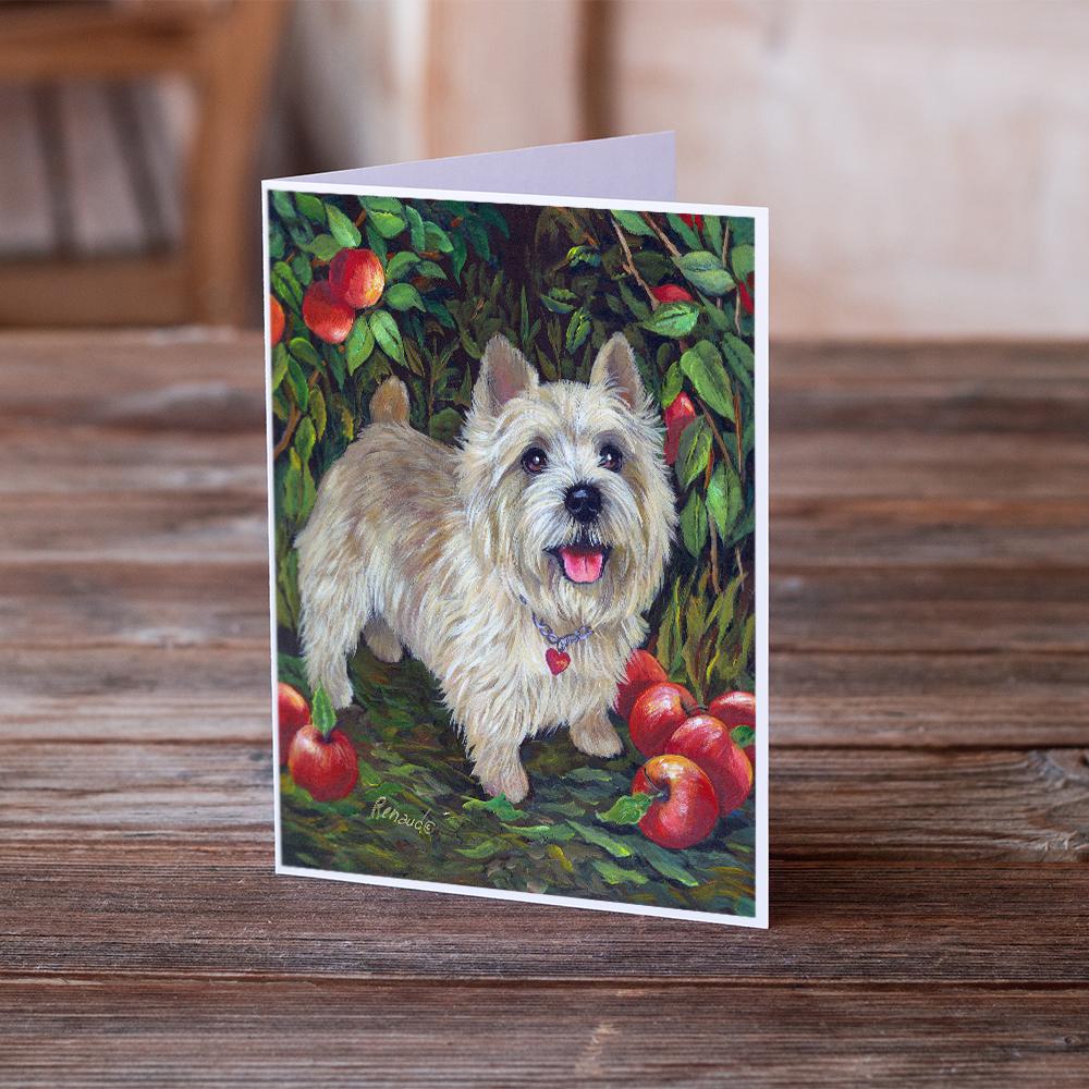 Buy this Cairn Terrier Apples Greeting Cards and Envelopes Pack of 8