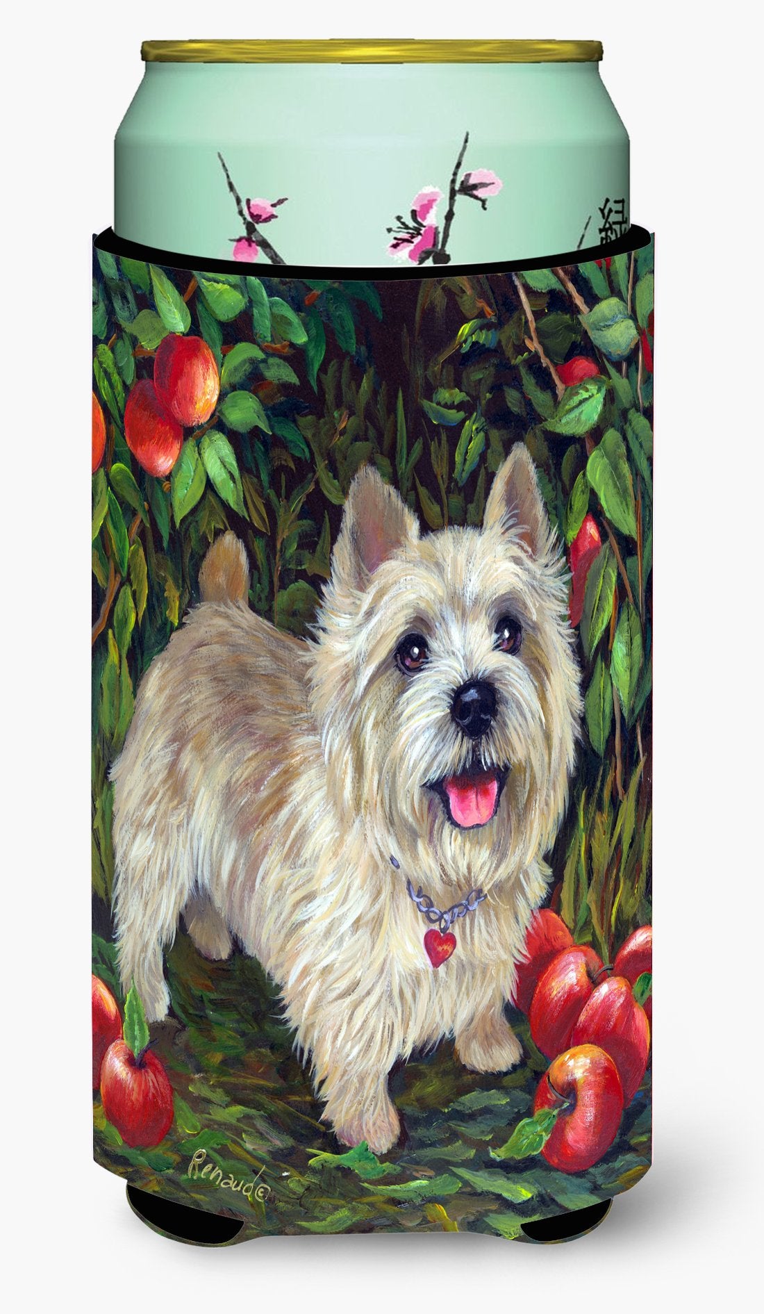 Cairn Terrier Apples Tall Boy Hugger PPP3042TBC by Caroline&#39;s Treasures