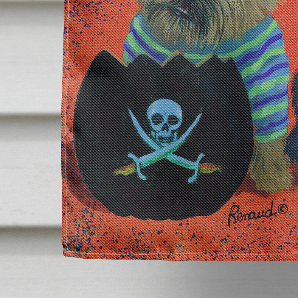 Cairn Terrier Pirates Halloween Flag Canvas House Size PPP3043CHF  the-store.com.