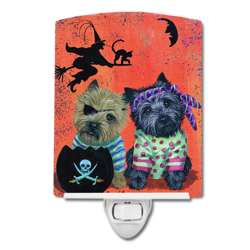 Cairn Terrier Pirates Halloween Ceramic Night Light PPP3043CNL - the-store.com