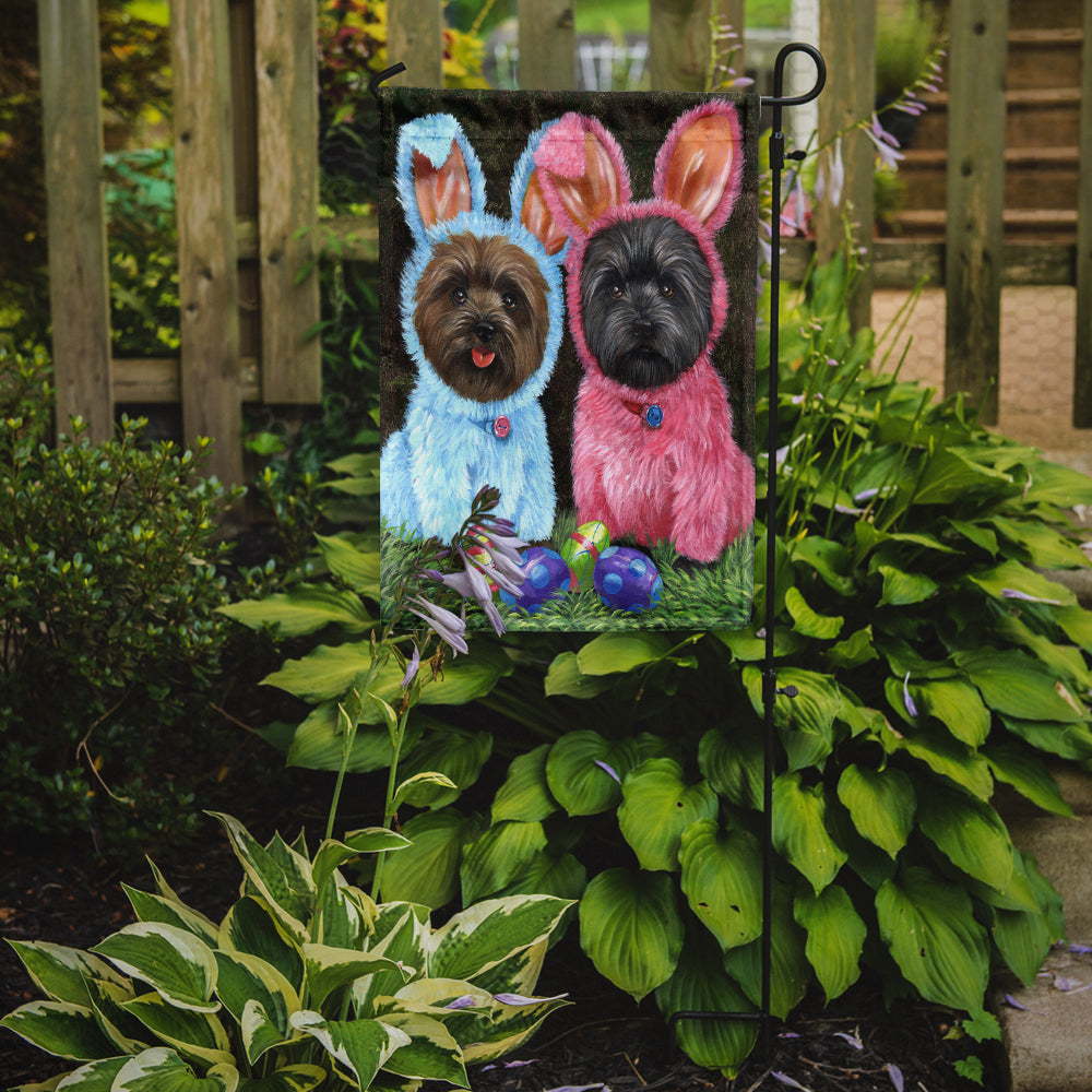 Cairn Terrier Easter Bunnies Flag Garden Size PPP3046GF  the-store.com.