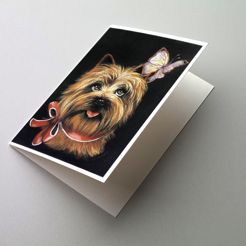 Buy this Cairn Terrier Butterfly Greeting Cards and Envelopes Pack of 8