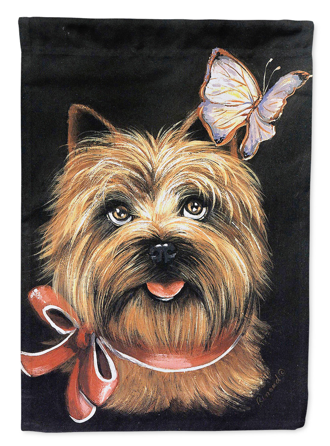 Cairn Terrier Butterfly Flag Garden Size PPP3047GF  the-store.com.