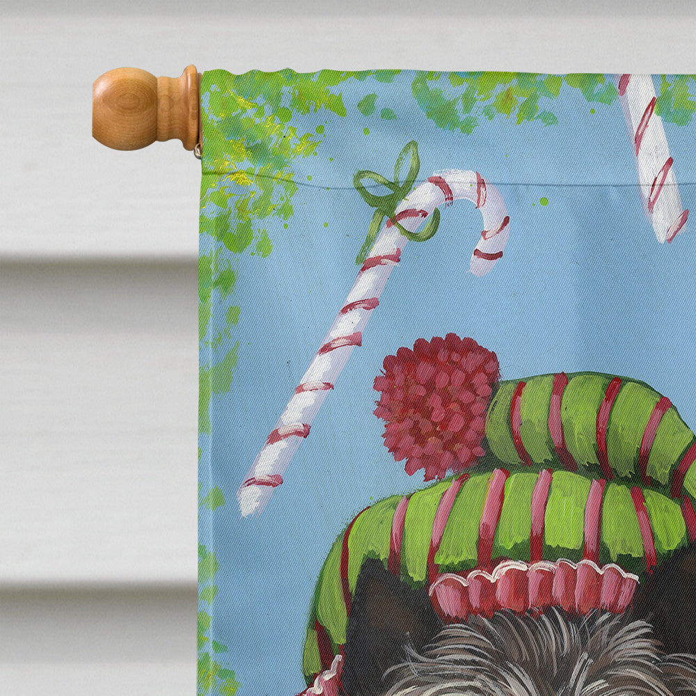 Cairn Terrier Christmas Elves Flag Canvas House Size PPP3050CHF  the-store.com.