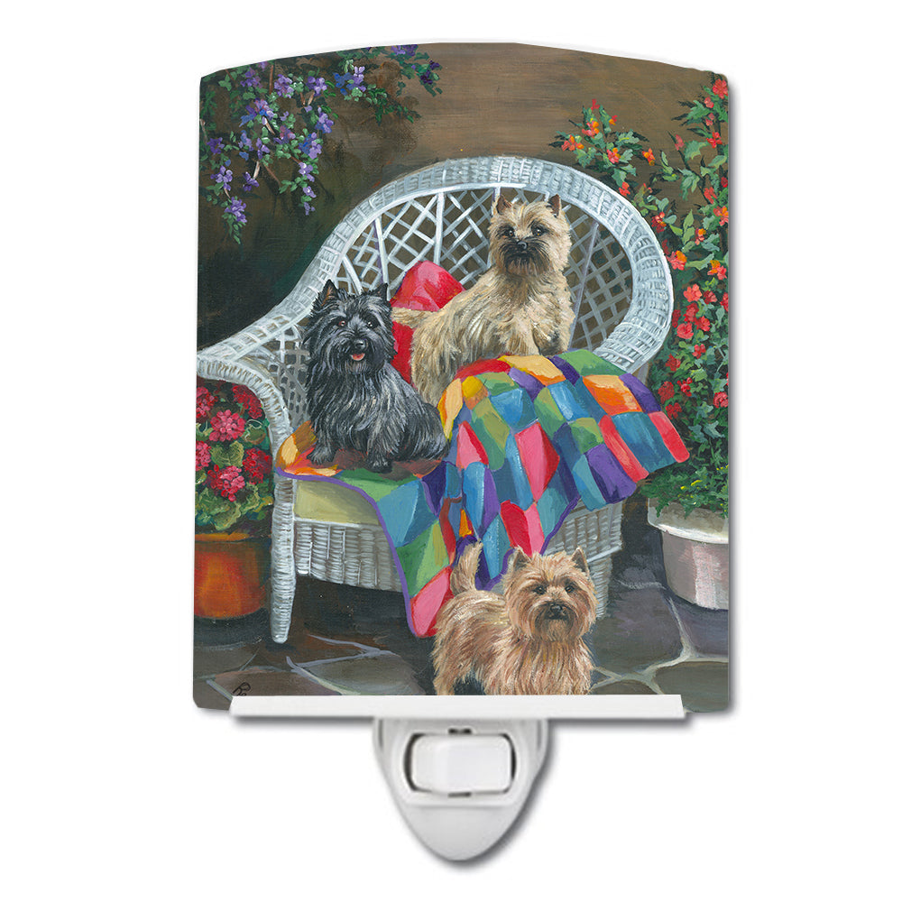 Cairn Terrier Trio Ceramic Night Light PPP3059CNL - the-store.com