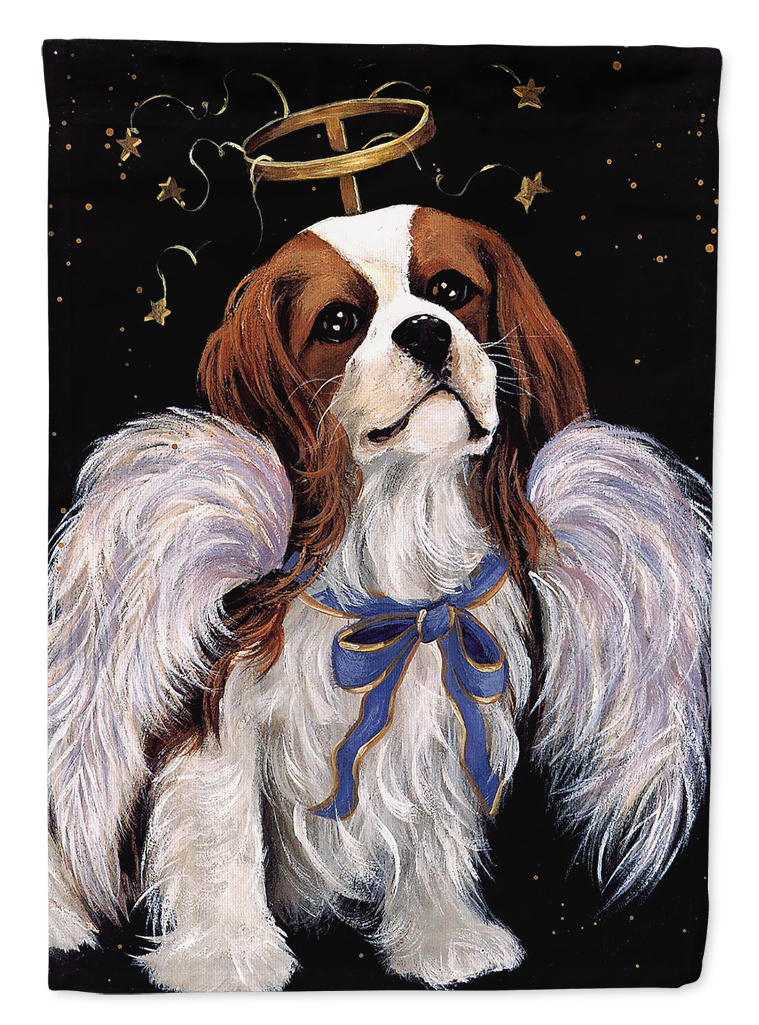 Cavalier Spaniel Christmas Angel Flag Canvas House Size PPP3063CHF  the-store.com.