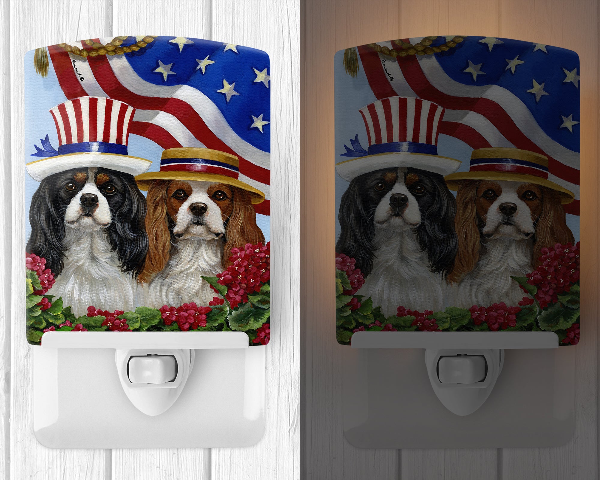 Cavalier Spaniel USA Ceramic Night Light PPP3069CNL - the-store.com