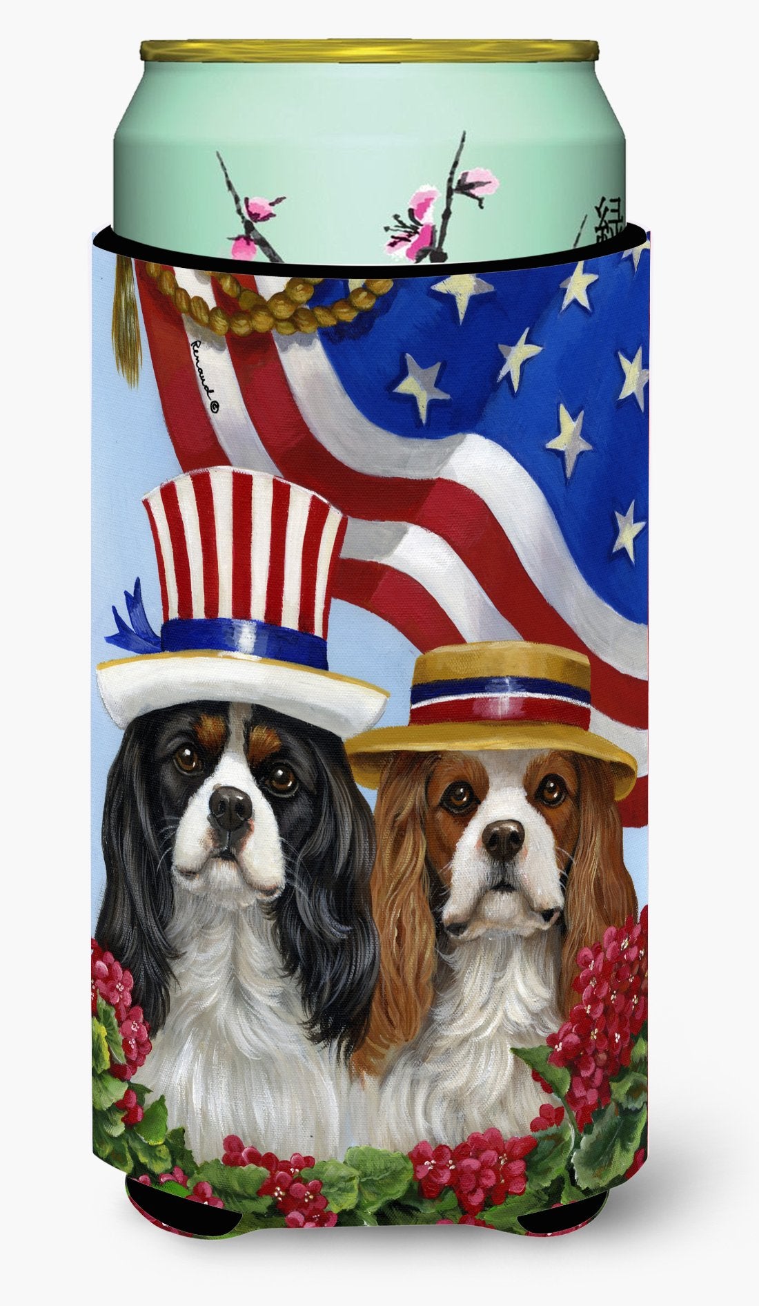 Cavalier Spaniel USA Tall Boy Hugger PPP3069TBC by Caroline's Treasures